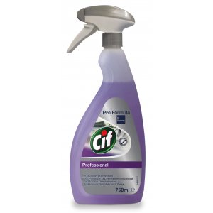 Cif Professional 2 In1, Cu Pulverizator, Curata Si Dezinfecteaza In Bucatarie, 750ml