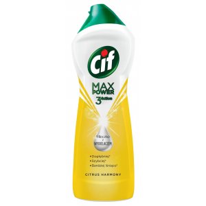 Cif Max Power 3 Action Lemon, Crema Universala Pentru Curatat, Cu Efect De Albire, 780 Gr.