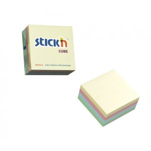 Cub Notes Autoadeziv 76 X 76 Mm, 400 File, Stick"n - 4 Culori Pastel
