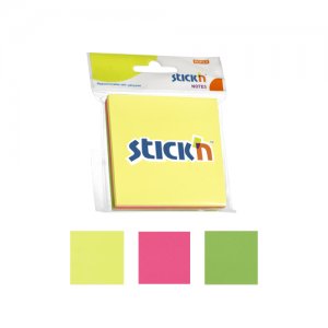 Notes Autoadeziv 76 X 76 Mm, 3 X 50 File/set, Stick"n - 3 Culori Fosforescente Notes Autoadeziv 76 X 76 Mm, 3 X 50 File/set, Stick"n - 3 Culori Fosforescente
