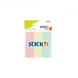 Stick Notes Index 76 X 25 Mm, 3 X 50 File/set, Stick"n - 3 Culori Pastel