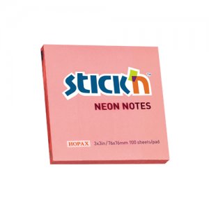 Notes Autoadeziv 76 X 76 Mm, 100 File, Stick"n - Corai Neon Notes Autoadeziv 76 X 76 Mm, 100 File, Stick"n - Corai Neon