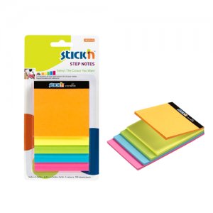 Magic Cube Color, 150 File, Stick"n Magic Steps - 5 Culori Neon