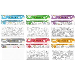 Display Stick"n Coloring Roll, 315 X 3550 Mm/rola - 2 X 6 Modele Asortate