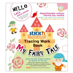 Carte Educativa Stick"n Tracing Work Book - My Fairy Tale Carte Educativa Stick"n Tracing Work Book - My Fairy Tale