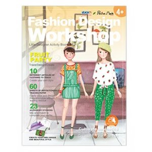 Carte Creativa Stick"n Little Designer Activity Book - Fruit Party Carte Creativa Stick"n Little Designer Activity Book - Fruit Party