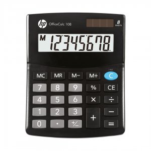 Calculator De Birou, 8 Digits, 125 X 101 X 33 Mm, Solar Power, Hp Oc108