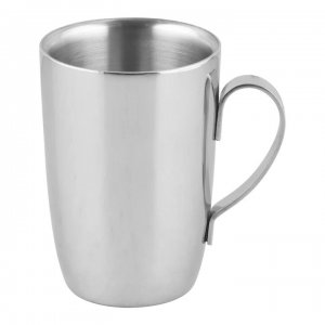 Cana Din Inox Cu Pereti Dubli, Capacitate 250 Ml Cana Din Inox Cu Pereti Dubli, Capacitate 250 Ml