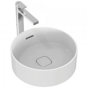 Lavoar Rotund pe Blat Ideal Standard Strada II, 38 cm, cu Preaplin