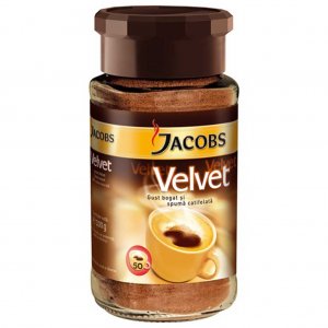 Cafea Jacobs Velvet, Solubila, 200 Gr.
