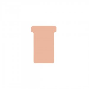 Jalema T-cards, Din Hartie, 100buc/set, Format 2 - (85 X 48mm, Top 60mm) - Roz