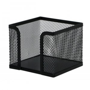 Suport Metalic Mesh, Pentru Cub Notite, Q-connect - Negru