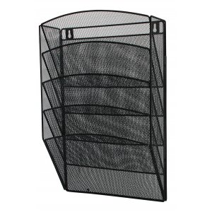 Display Metalic Mesh, Pentru Pliante Si Cataloage, De Perete, 5 X A4, Q-connect - Negru Display Metalic Mesh, Pentru Pliante Si Cataloage, De Perete, 5 X A4, Q-connect - Negru
