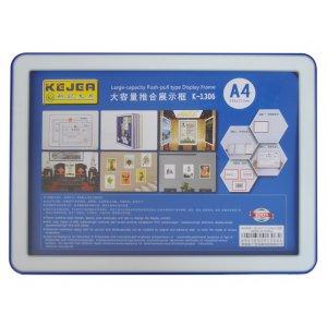 Display Nume Din Plastic, 297 X 210mm, Kejea - Albastru Display Nume Din Plastic, 297 X 210mm, Kejea - Albastru