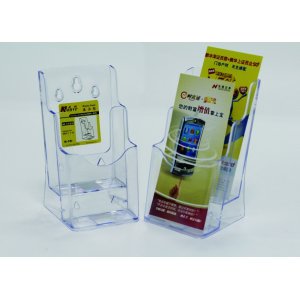 Display Plastic Pentru Brosuri, De Birou/perete, 2 X 1/3a4, Kejea - Transparent Display Plastic Pentru Brosuri, De Birou/perete, 2 X 1/3a4, Kejea - Transparent
