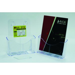 Display Plastic Pentru Brosuri, De Birou/perete, 1 X A4-portrait, Kejea - Transparent Display Plastic Pentru Brosuri, De Birou/perete, 1 X A4-portrait, Kejea - Transparent