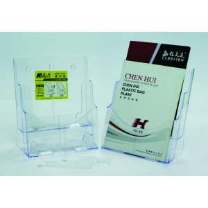 Display Plastic Pentru Brosuri, De Birou/perete, 2 X A4-portrait, Kejea - Transparent Display Plastic Pentru Brosuri, De Birou/perete, 2 X A4-portrait, Kejea - Transparent