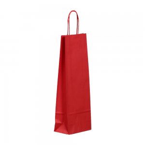 Set 100 de Sacose din Hartie pentru Sticle, Model Rosu, 14x8x39 cm, Hartie Kraft Alba 90 g/m², Maner Sfoara Set 100 de Sacose din Hartie pentru Sticle, Model Rosu, 14x8x39 cm, Hartie Kraft Alba 90 g/m², Maner Sfoara