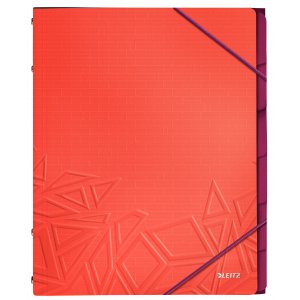 Mapa Cu Separatoare Leitz Urban Chic, Pp, 6 Separatoare, Corai/grena