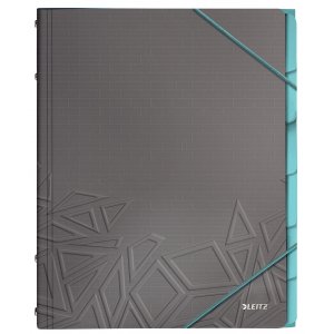 Mapa Cu Separatoare Leitz Urban Chic, Pp, 6 Separatoare, Gri/albastru Deschis