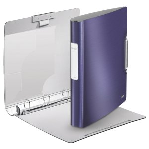 Caiet Mecanic Leitz Active Style Softclick, Mecanism 4dr, Inel 30mm, Polyfoam - Albastru Violet
