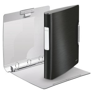 Caiet Mecanic Leitz Active Style Softclick, Mecanism 4dr, Inel 30mm, Polyfoam - Negru Satin