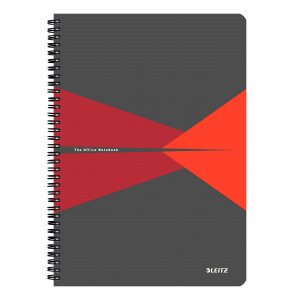 Caiet De Birou Leitz Office, Pp, A4, 90 Coli, Cu Spira, Matematica, Rosu Caiet De Birou Leitz Office, Pp, A4, 90 Coli, Cu Spira, Matematica, Rosu