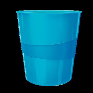 Cos Hartii Leitz Wow, 15l - Albastru Metalizat