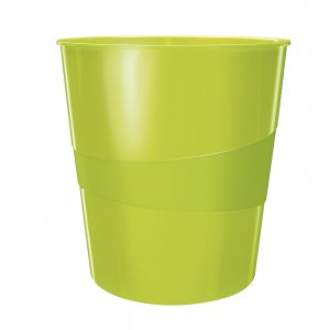 Cos Hartii Leitz Wow, 15l - Verde Metalizat