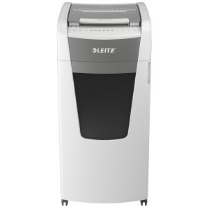 Distrugator Documente Automat Leitz Iq Office, P5, Micro-cut (particule), 600 Coli, Cos 110l, Alb-gr