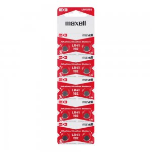 Baterii 192 Lr41 Ag3 1,5v (5x2) 10 Buc/blister Maxell Baterii 192 Lr41 Ag3 1,5v (5x2) 10 Buc/blister Maxell