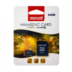 Memorie Micro Sdxc 64gb Cls10 Uhs-1 Cu Adaptor Maxell