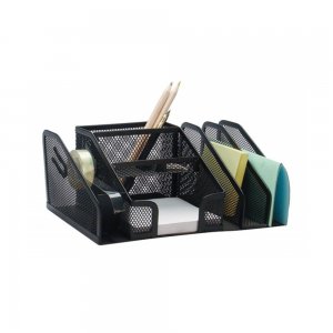 Suport Birou 6 Compartimente+suport Banda Adeziva Mesh