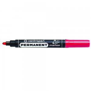 Marker Permanent Rosu Varf Rotund 2.5mm 8566 Centropen Marker Permanent Rosu Varf Rotund 2.5mm 8566 Centropen