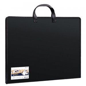 Servieta Pp Pentru Portofoliu Pictura 440x350x35mm Neagra Deli Servieta Pp Pentru Portofoliu Pictura 440x350x35mm Neagra Deli