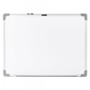 Tabla alba magnetica cu rama din aluminiu,  45 x  60 cm, Optima