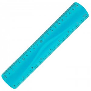 Rigla Flexibila Deli, 20 Cm, Culoare Albastru Rigla Flexibila Deli, 20 Cm, Culoare Albastru