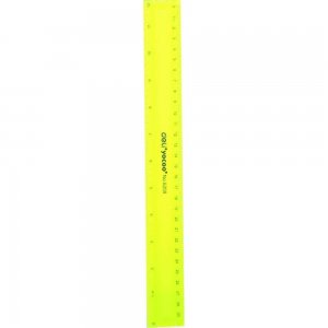 Rigla Flexibila Deli, 30 cm, Galben, Rigla Colorata Flexibila, Rigla Colorata Transparenta Flexibila, Rigla Transparenta Colorata, Rigla 30 cm, Rigla Mare, Rigla Lunga, Rigla pentru Scoala, Rigla Scoala, Rigle Colorate Transparente Flexibile