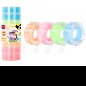 BANDA ADEZIVA COTOR COLOR 18MM*27M DELI