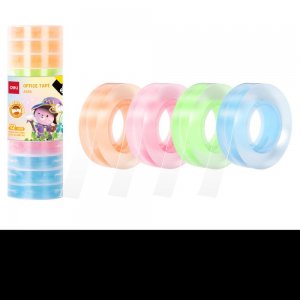 BANDA ADEZIVA COTOR COLOR 12MM*27M DELI