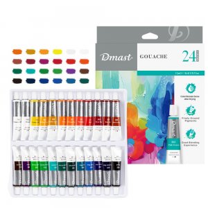 Guase 24 Culori 12 Ml Dmast By Pebeo