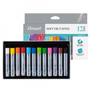 Creioane Ulei Pastel Profesionale 12 Culori Dmast By Pebeo