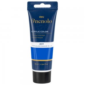 CULORI ACRILICE 75ML ALBASTRU CYAN DELI