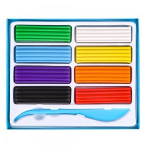 PLASTILINA 8 CULORI 160G DELI