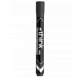 MARKER PERMANENT NEGRU VARF ROTUND 1.5MM DELI MARKER PERMANENT NEGRU VARF ROTUND 1.5MM DELI