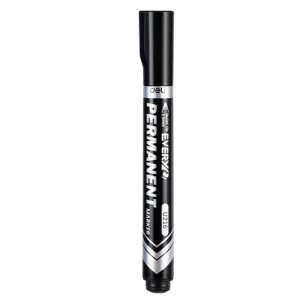 MARKER PERMANENT NEGRU VARF ROTUND 2.5MM DELI MARKER PERMANENT NEGRU VARF ROTUND 2.5MM DELI