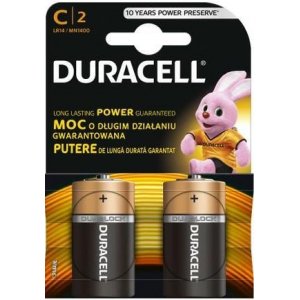 Baterii R14(c) Alcaline Duracell 2buc/blister