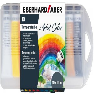 Tempera 10 Culori 12 Ml Cut Plastic Faber-castell