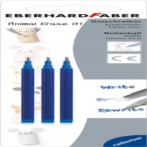 Mina Roller 0.7 Mm Albastra 3/set Erasable Eberhard Faber Mina Roller 0.7 Mm Albastra 3/set Erasable Eberhard Faber