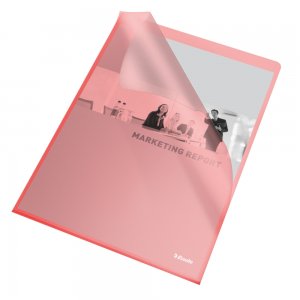 Mapa Protectie A4 Tip L Rosie 105 Microni 25/set Esselte Mapa Protectie A4 Tip L Rosie 105 Microni 25/set Esselte